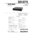 SONY SCDCE775 Service Manual