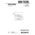 SONY WMFX290 Instrukcja Serwisowa