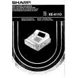 SHARP XE-A110 Owners Manual