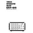 YAMAHA EM-85 Owners Manual