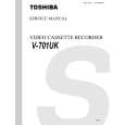 TOSHIBA V-701UK Instrukcja Serwisowa