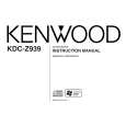 KENWOOD KDC-Z939 Owners Manual