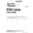 PIONEER PDK-5006E/WL Service Manual