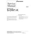 PIONEER S-DW1-K Manual de Servicio