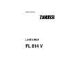 ZANUSSI FL814V Owners Manual