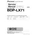 PIONEER BDP-LX71/WV5 Instrukcja Serwisowa