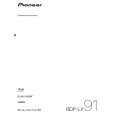 PIONEER BDP-LX91/WL Manual de Usuario