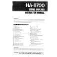 HITACHI HA8700 Owners Manual