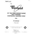 WHIRLPOOL SF3300SKW0 Parts Catalog