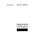 NAKAMICHI CD PLAYER 4 Service Manual