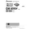 PIONEER GM-4000F/XR/EW Manual de Servicio