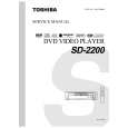 TOSHIBA SD2200 Service Manual