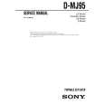 SONY DMJ95 Instrukcja Serwisowa