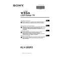 SONY KLV-20SR3 Owners Manual