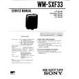 SONY WMSXF33 Service Manual