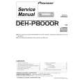 PIONEER DEH-P8050/ES Instrukcja Serwisowa