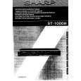 SHARP ST1000H Owners Manual