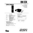SONY RMD3K Service Manual