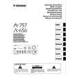 PIONEER A757 Owners Manual