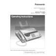 PANASONIC KXF160 Owners Manual