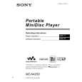 SONY MZN420D Owners Manual