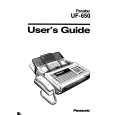 PANASONIC UF650 Owners Manual