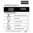 HITACHI 57GWX20B Owners Manual