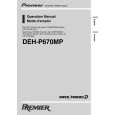 PIONEER DEH-P670MP Owners Manual