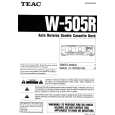 TEAC W505R Owners Manual
