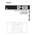 TEAC GF650 Owners Manual