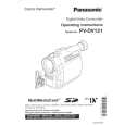 PANASONIC PVDV121 Owners Manual
