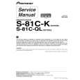 PIONEER S-81C-QL/SXTW/E5 Service Manual
