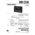 SONY WMEX48 Service Manual