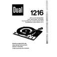 DUAL 1216 Owners Manual