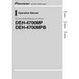 PIONEER DEH-4700MP/X1P/EW Manual de Usuario