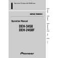 PIONEER DEH-3450/XM/ES Owners Manual
