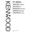 KENWOOD KT880DL Owners Manual