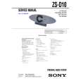 SONY ZSD10 Service Manual
