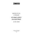 ZANUSSI ZCM6600W Owners Manual