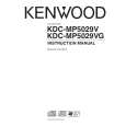 KENWOOD KDC-MP5029VG Manual de Usuario