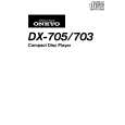 ONKYO DX703 Instrukcja Obsługi