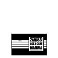 ZANUSSI DR25 Owners Manual