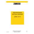 ZANUSSI ZDM4714W Owners Manual