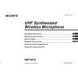 SONY WRT-807A Owners Manual