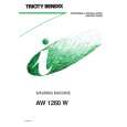 TRICITY BENDIX AW1260W Manual de Usuario
