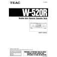 TEAC W520R Owners Manual