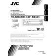 JVC KD-G3E Manual de Usuario