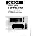 DENON DCDS10 Owners Manual