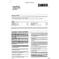 ZANUSSI ZR290/3T Owners Manual