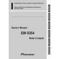 PIONEER GM-X354/XR/EW Instrukcja Obsługi